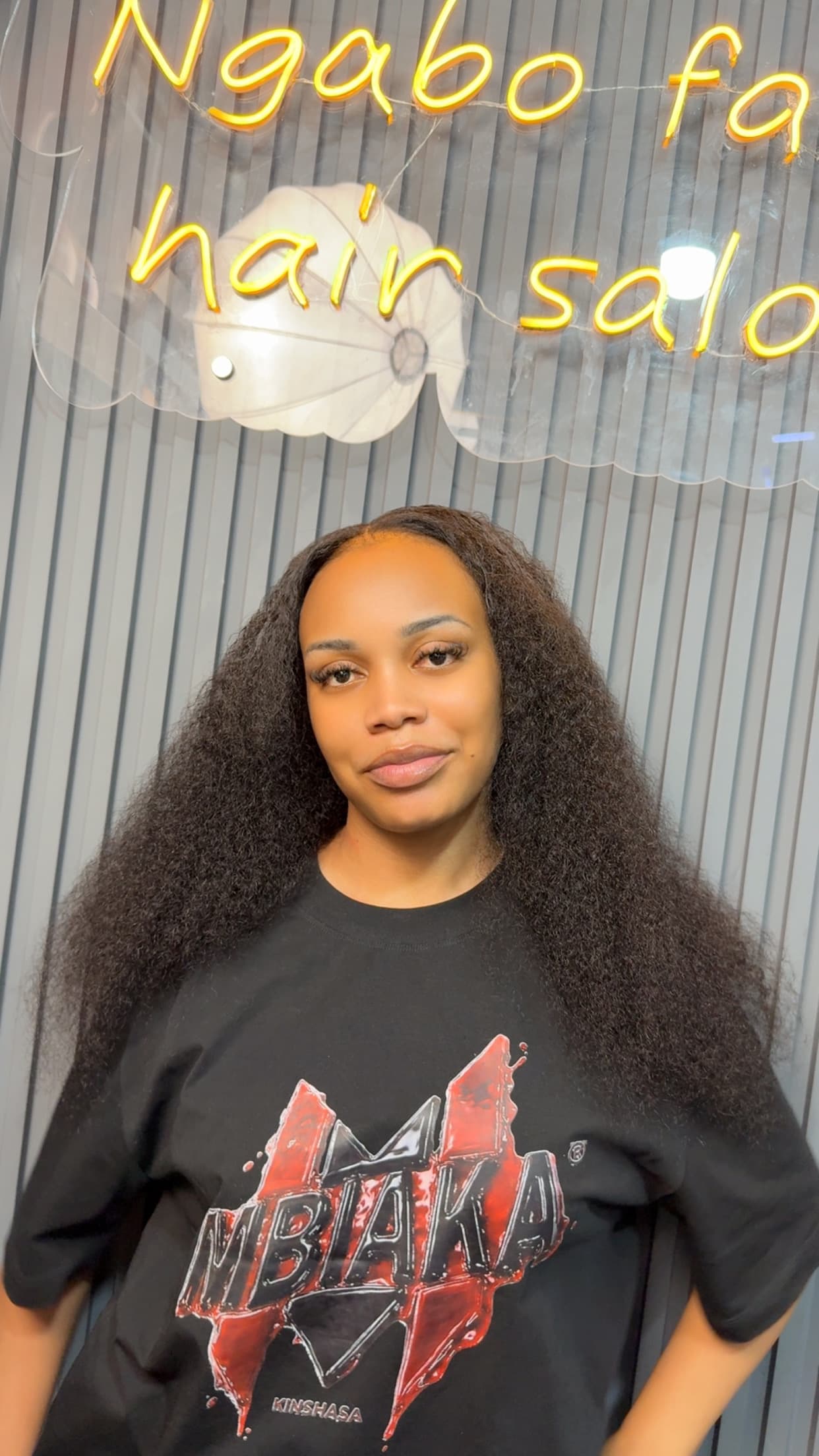 Water weaves 24inches 3 bundles at Ngabo Fashion hair salon, Kigali