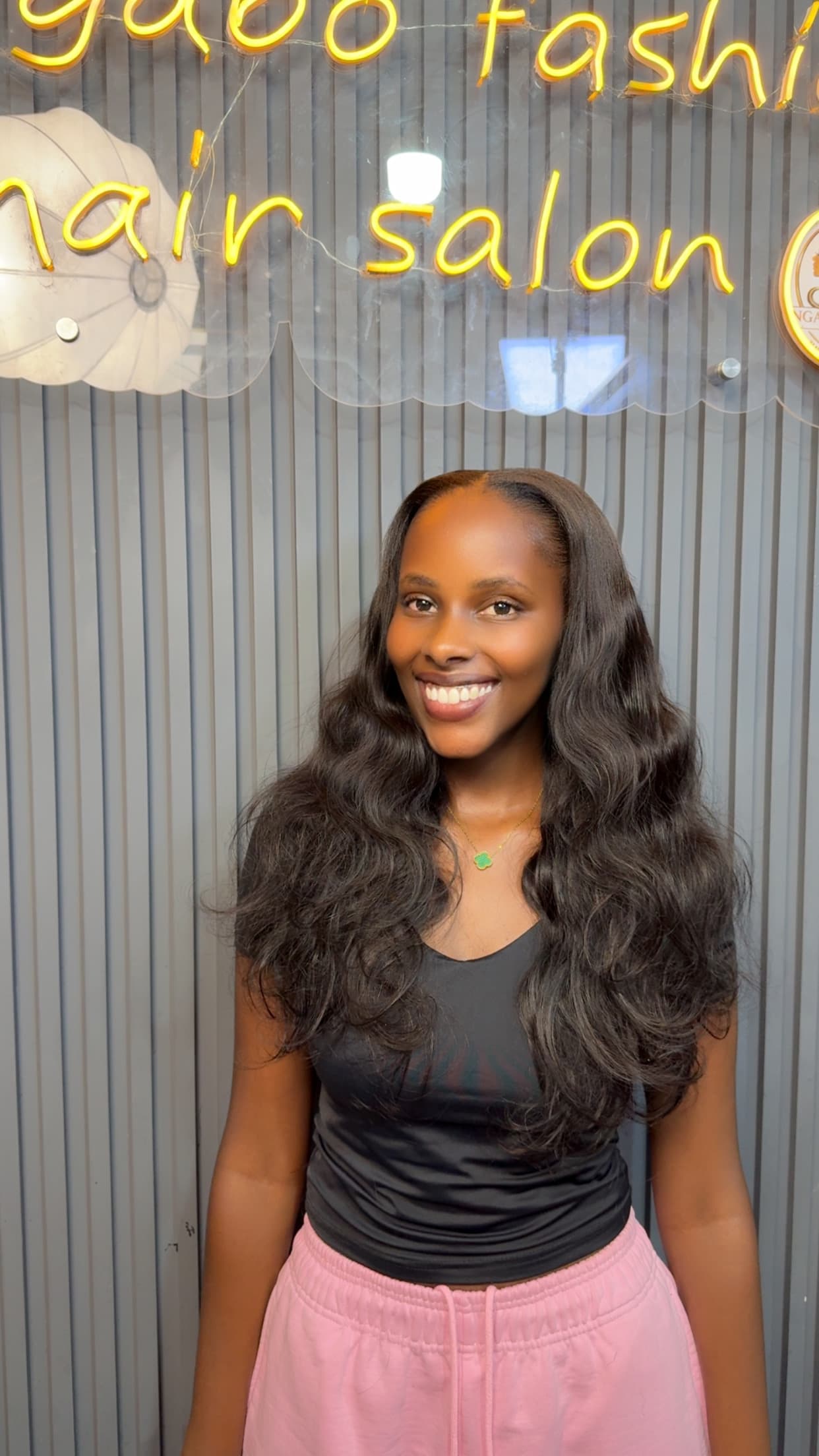 Brezilian 24inches 2 bundle at Ngabo Fashion hair salon, Kigali
